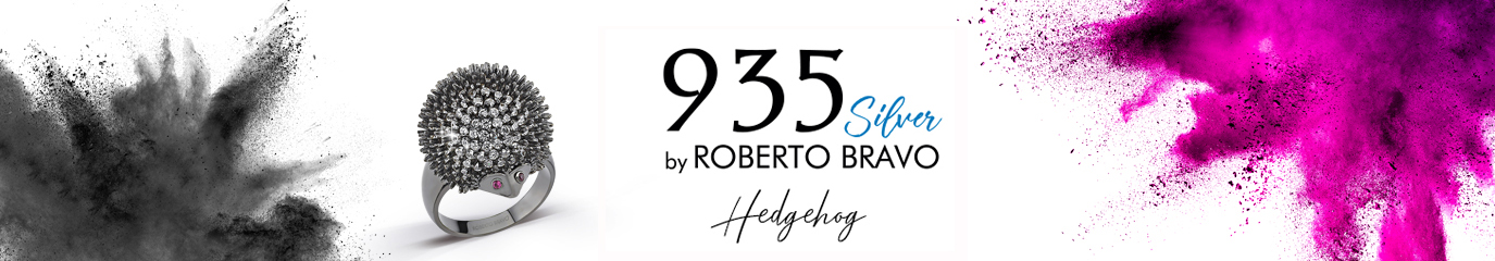 Roberto Bravo Gümüş Hedgehog Koleksiyon Ürünleri